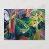 Hirsche im Klostergarten von Franz Marc Postkarte (Vorderseite)