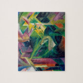 Hirsche im Klostergarten von Franz Marc Puzzle (Vertikal)