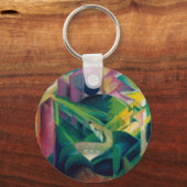 Hirsche im Klostergarten von Franz Marc Schlüsselanhänger (Rückseite)