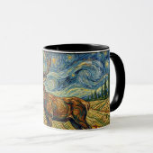 Hirsche im Lebensraum Tasse (VorderseiteRechts)