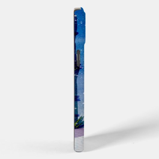 Hirsche im magischen Schneewald Case-Mate iPhone Hülle (Rückseite / Rechts)