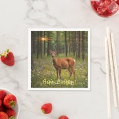 Hirsche im Magischen Wald Serviette (Beispiel)