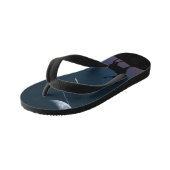 Hirsche im Mondschein Kinderbadesandalen (Schrägansicht)