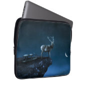 Hirsche im Mondschein Laptopschutzhülle (Vorne Rechts)