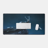 Hirsche im Mondschein Schreibtischunterlage (Tastatur & Maus)