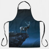 Hirsche im Mondschein Schürze (Vorderseite)