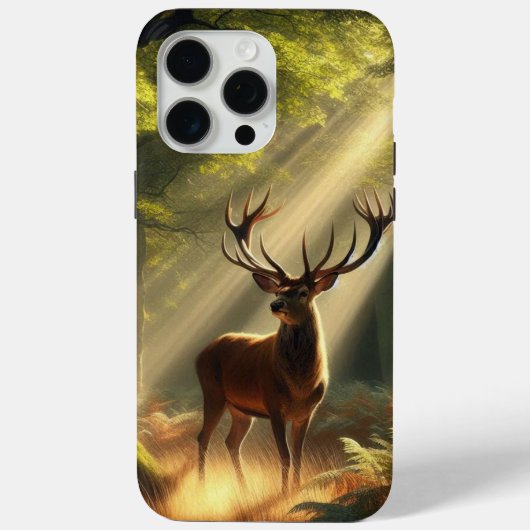 Hirsche im Morgenwald Case-Mate iPhone Hülle (Rückseite)