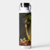 Hirsche im Morgenwald Trinkflasche (Vorne)