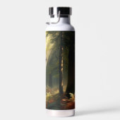 Hirsche im Morgenwald Trinkflasche (Rechts)