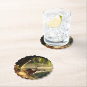 Hirsche im Morgenwald Untersetzer (Vor Ort)