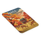 Hirsche im Nara-Park Japan Reise Magnet (Rechte Seite)