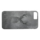 Hirsche im Nebel Case-Mate iPhone Hülle (Rückseite (Horizontal))