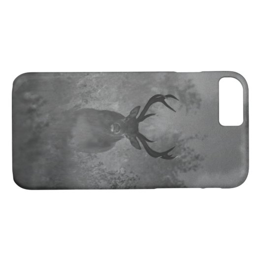 Hirsche im Nebel Case-Mate iPhone Hülle (Rückseite (Horizontal))