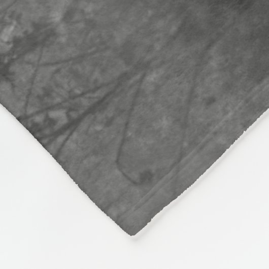 Hirsche im Nebel Fleecedecke (Ecke)