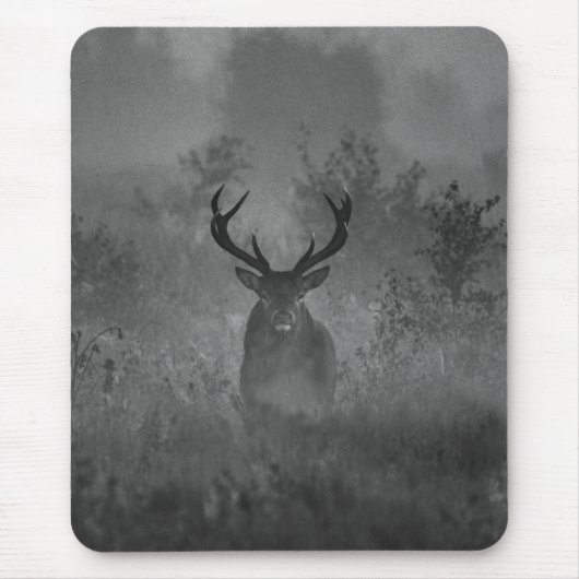 Hirsche im Nebel Mousepad (Vorne)