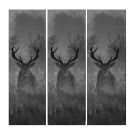 Hirsche im Nebel Triptychon