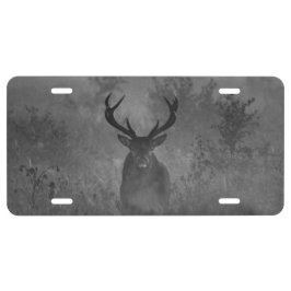 Hirsche im Nebel US Nummernschild