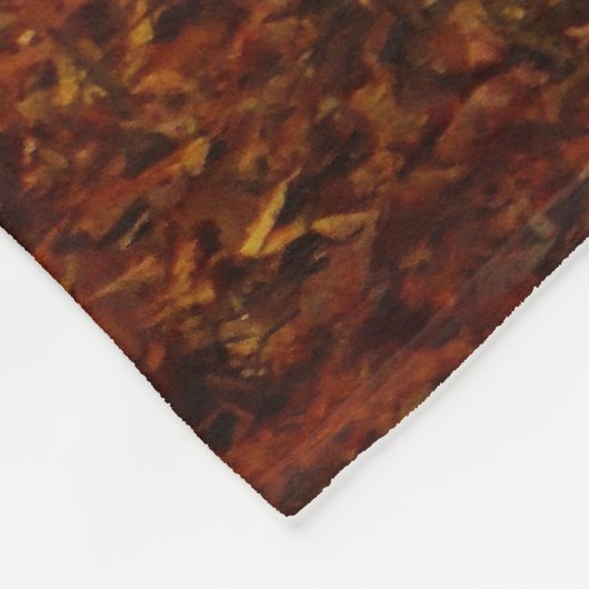 Hirsche im Nebelnebel Fleecedecke (Ecke)