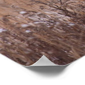 Hirsche im Park Poster (Ecke)