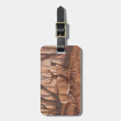 Hirsche im Retrostil des Waldes Gepäckanhänger (Vorderseite vertikal)