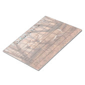 Hirsche im Retrostil des Waldes Notizblock (angewinkelt)