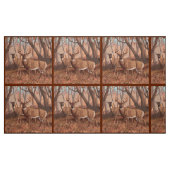Hirsche im Retrostil des Waldes Stoff (Fat Quarter (45,7 x 55,9 cm))