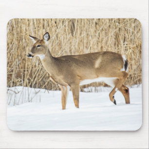 Hirsche im Schnee Mousepad