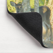 Hirsche im Schnee Mousepad (Ecke)