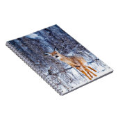 Hirsche im Schnee Notizblock (Rechte Seite)