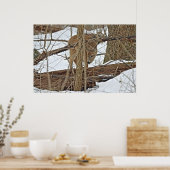 Hirsche im Schnee Poster (Küche)