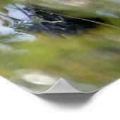 Hirsche im Schnee Poster (Ecke)