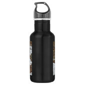 Hirsche im Schnee Trinkflasche (Rückseite)