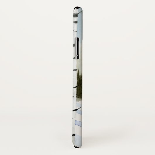 Hirsche im Schneefall Case-Mate iPhone Hülle (Hinten/Rechts)