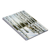 Hirsche im Schneefall Notizblock (Rechte Seite)