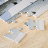 Hirsche im Schneefall Puzzle (Seite)