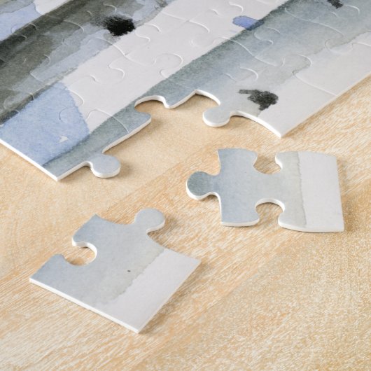 Hirsche im Schneefall Puzzle (Seite)