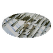 Hirsche im Schneefall Schneidebrett (Ecke)