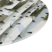 Hirsche im Schneefall Schneidebrett (Ecke)