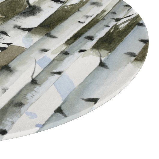 Hirsche im Schneefall Schneidebrett (Ecke)