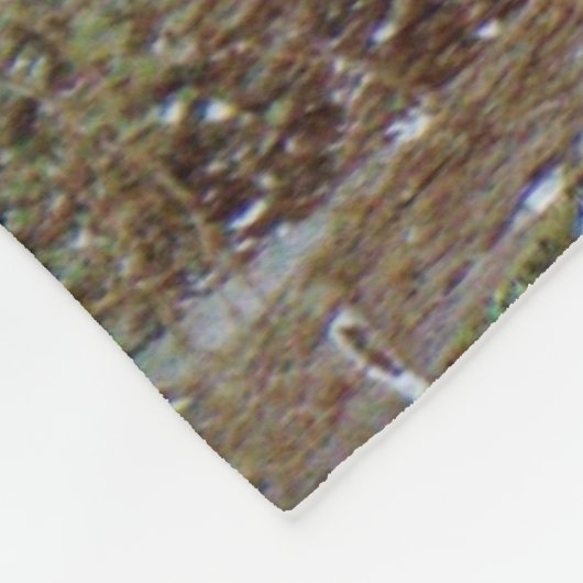 Hirsche im Schneesturm Fleecedecke (Ecke)