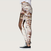 Hirsche im Schneewald Camouflage Camouflage . Leggings (Links)