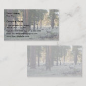 Hirsche im Wald auf den Gipfeln von San Fransisco Visitenkarte (Vorne/Hinten)