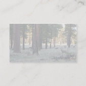 Hirsche im Wald auf den Gipfeln von San Fransisco Visitenkarte (Rückseite)