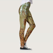 Hirsche im Wald. Camouflage Camouflage Stretchhose Leggings (Rechts)