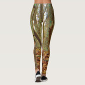 Hirsche im Wald. Camouflage Camouflage Stretchhose Leggings (Rückseite)