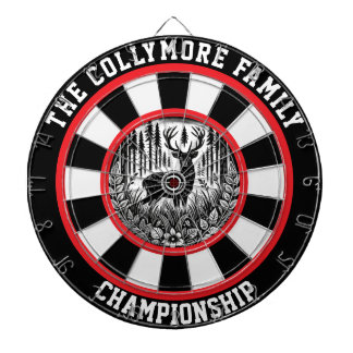 Hirsche im Wald Dartscheibe