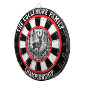 Hirsche im Wald Dartscheibe (Vorderseite rechts)