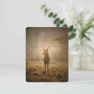 Hirsche im Wald Einladung