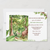 Hirsche im Wald Einladung (Vorderseite)