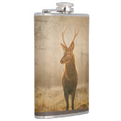 Hirsche im Wald Flachmann (Rechts)